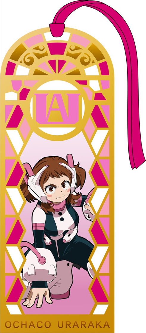 『僕のヒーローアカデミア』ステンドグラス風 メタルブックマーカー/麗日お茶子